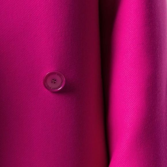 STELLA McCARTNEY Double Breasted Mid-Length Coat. Fuchsia. Size 42 IT - Picture 5 of 10